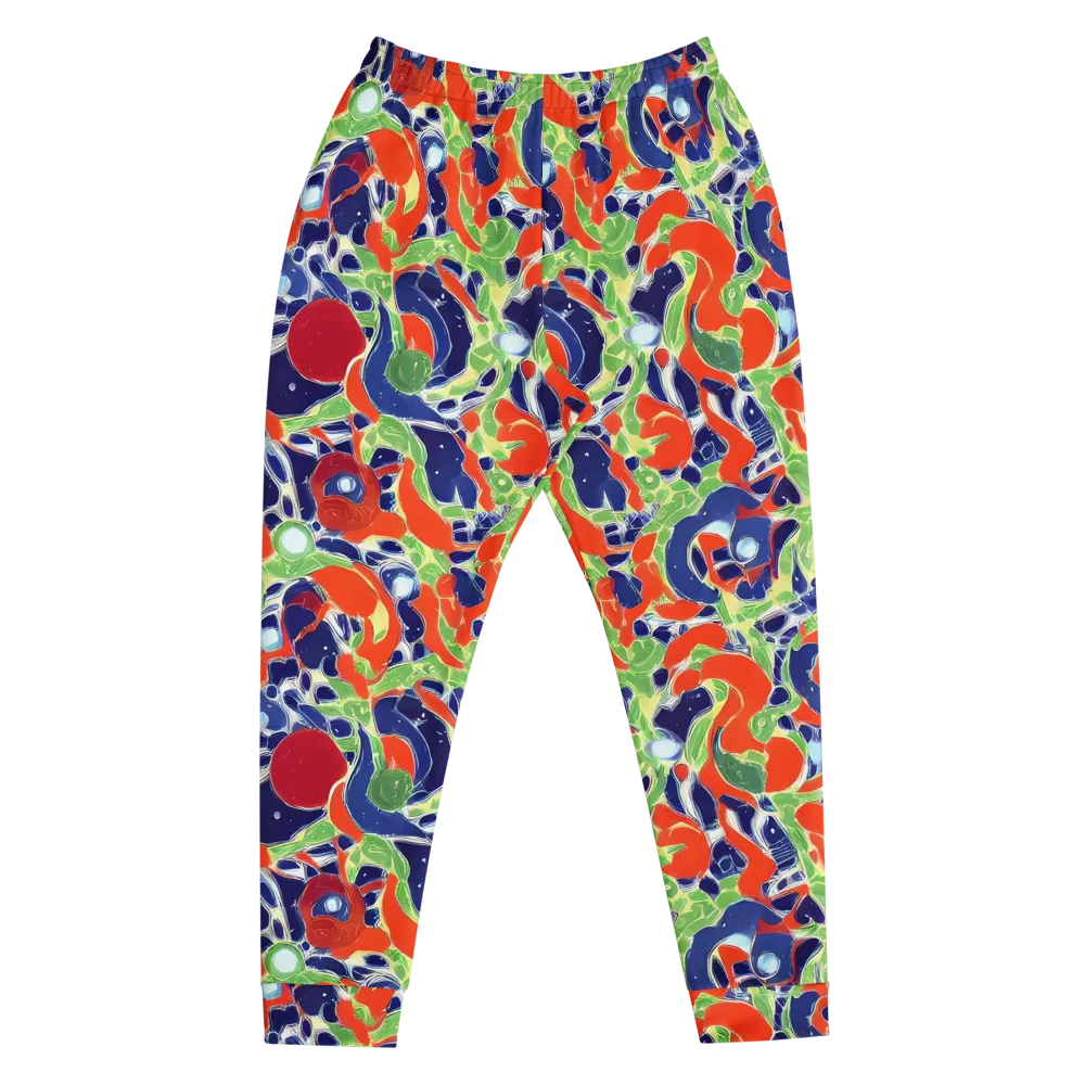 Neon Riviera on Men's Joggers — Front