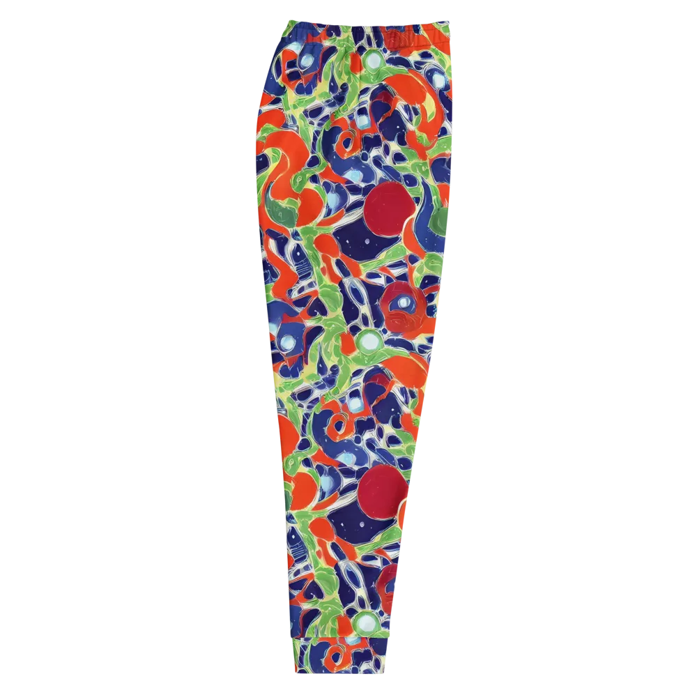 Neon Riviera on Men's Joggers — Right