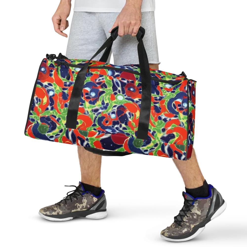 Neon Riviera on Duffle Bag — Front