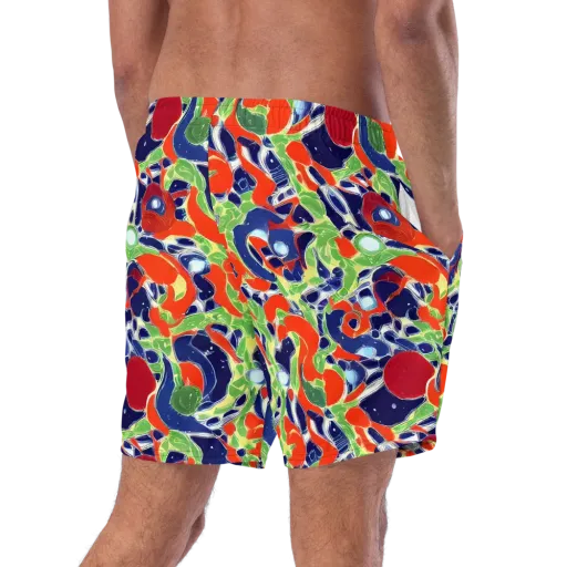 Neon Riviera on a Swim Trunks
