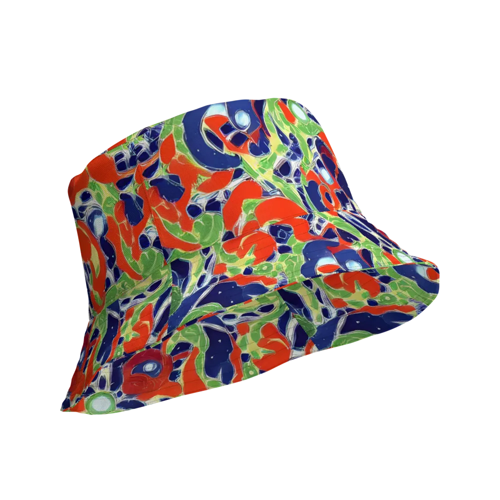 Neon Riviera on Reversible Bucket Hat — Product details Outside