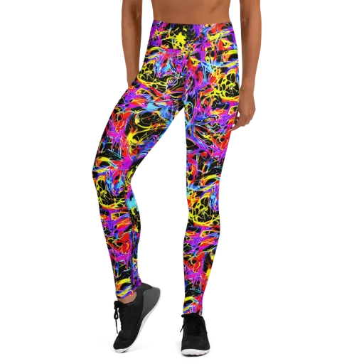 Spectrum Shockwave on a Yoga Leggings