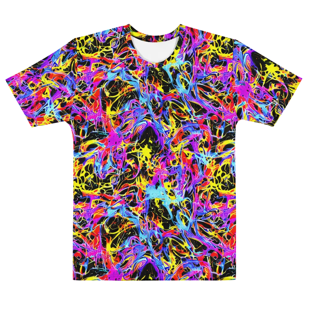 Spectrum Shockwave on Men's Cotton Crew Neck T-Shirt — Front