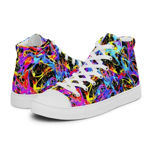 Spectrum Shockwave on a Women's High Top Canvas Shoes