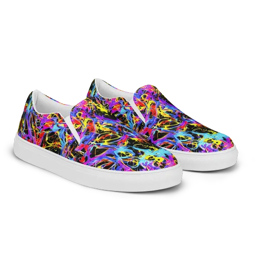 Spectrum Shockwave on a Men's Slip-On Canvas Shoes