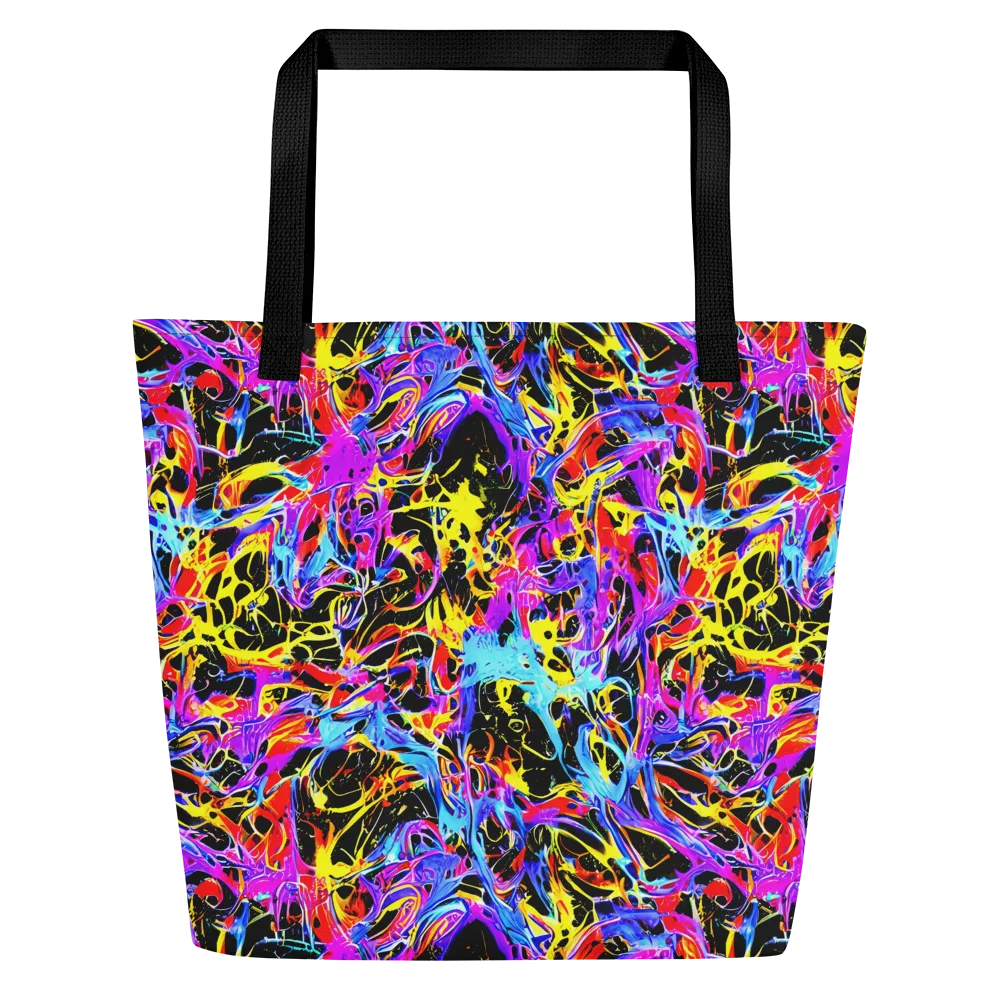 Spectrum Shockwave on Large Tote Bag W/ Pocket — Front
