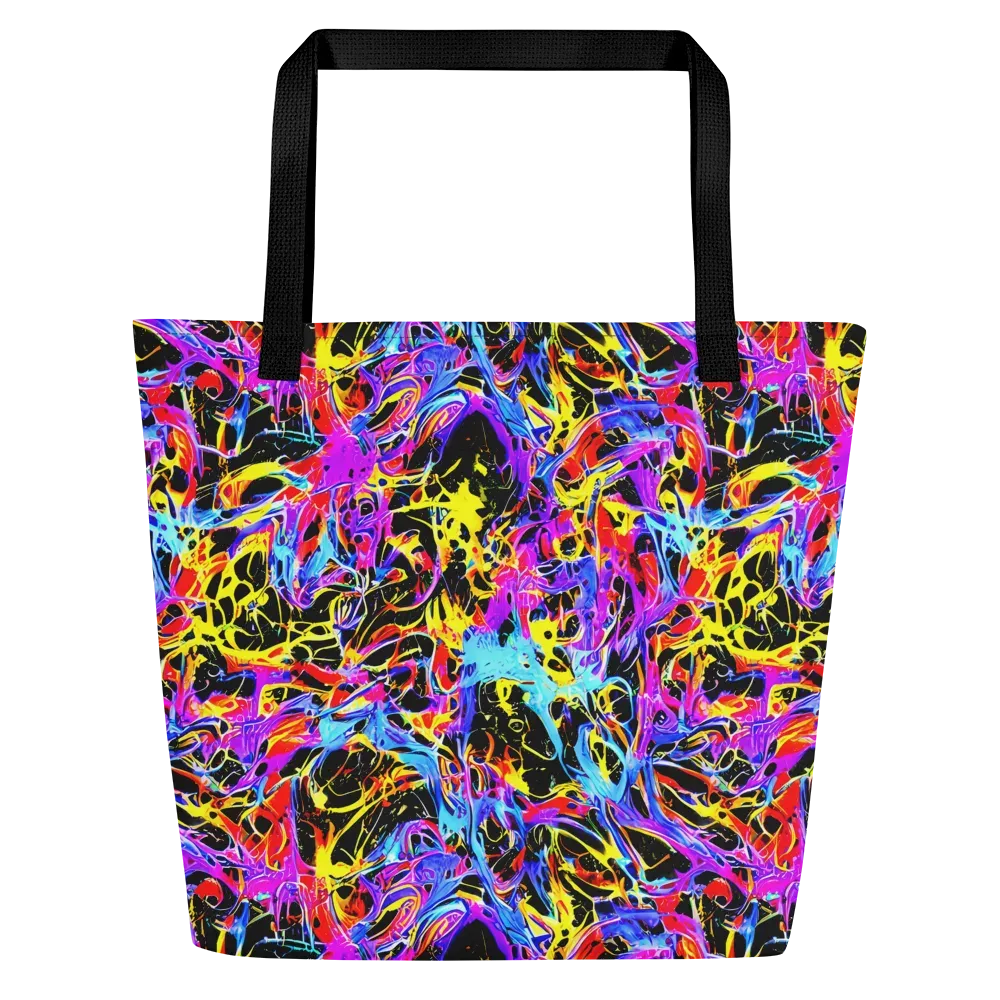 Spectrum Shockwave on Large Tote Bag W/ Pocket — Front