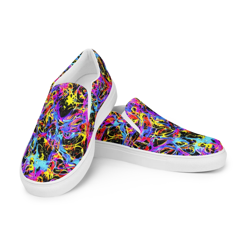 Spectrum Shockwave on Women's Slip-On Canvas Shoes — Left Front