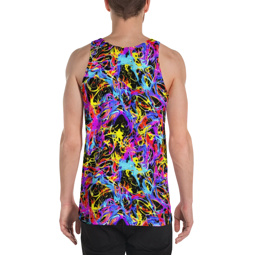 Spectrum Shockwave on Men's Tank Top — Back
