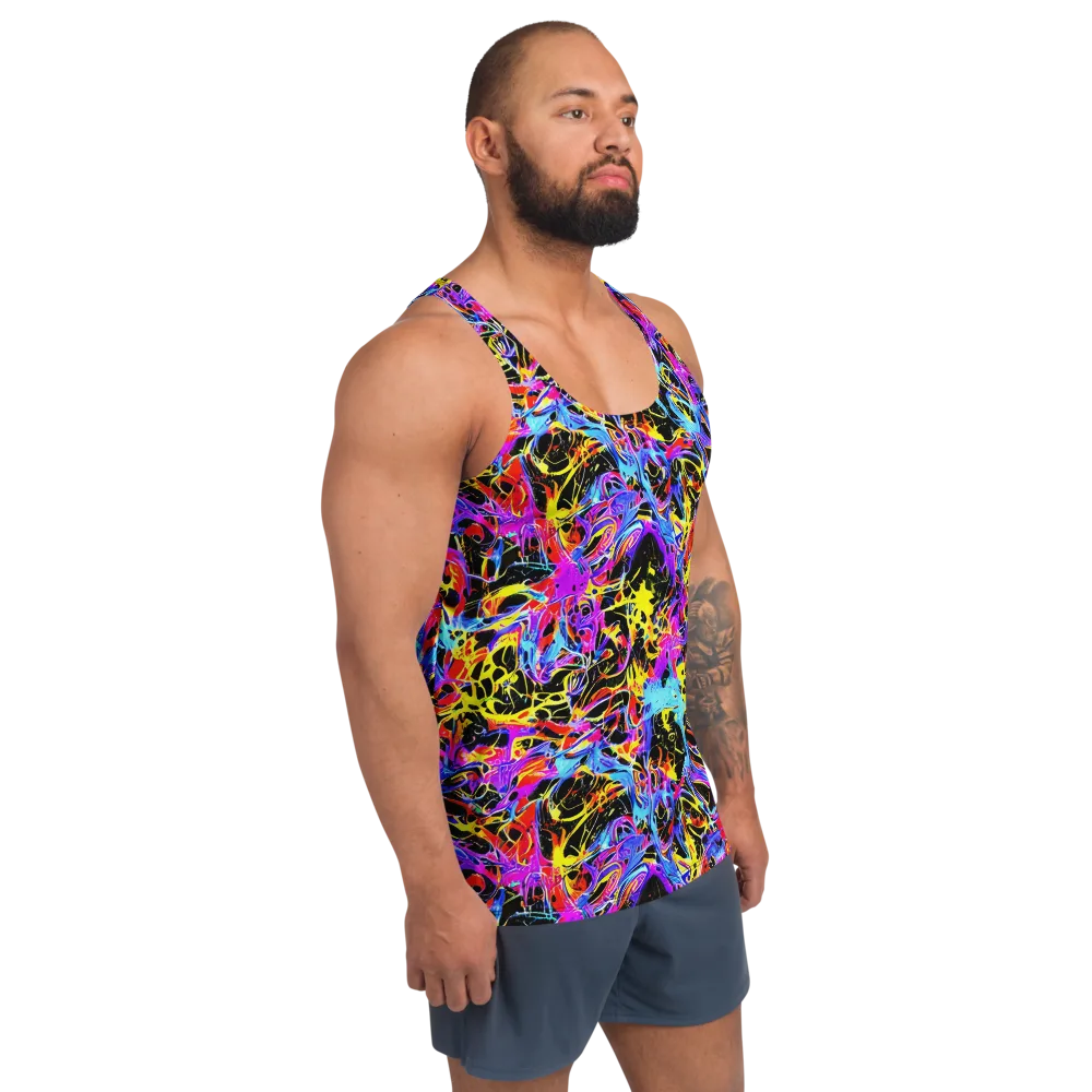 Spectrum Shockwave on Men's Tank Top — Right Front