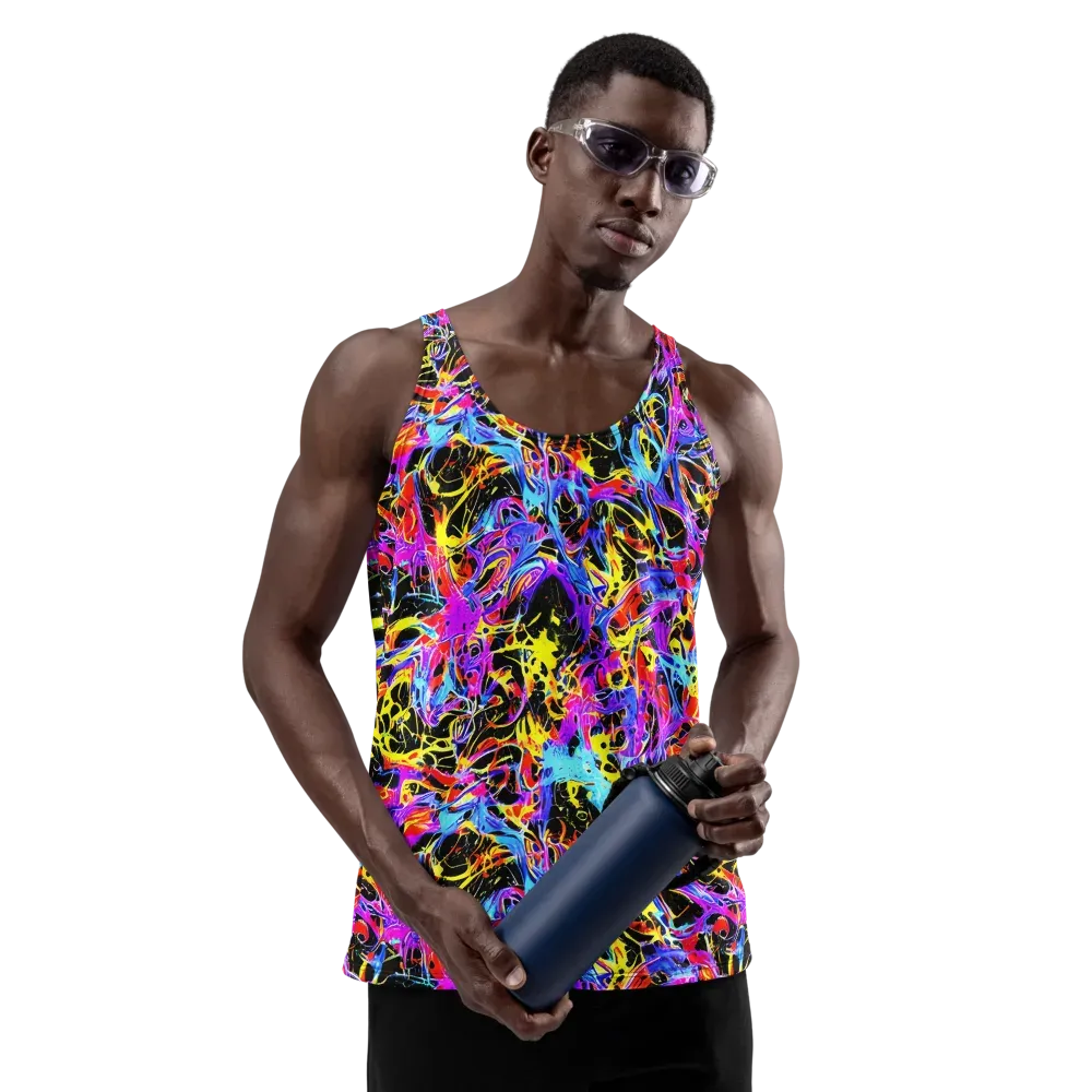 Spectrum Shockwave on Men's Tank Top — Front