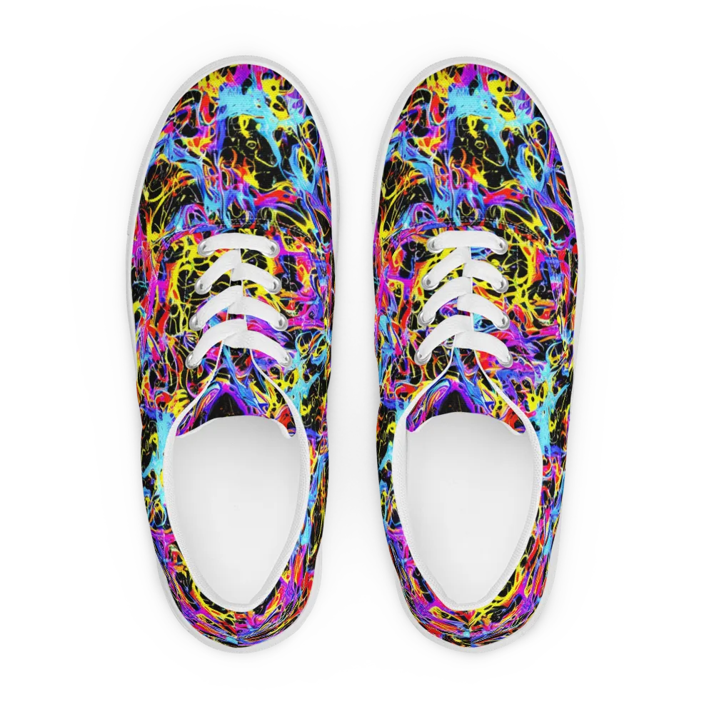 Spectrum Shockwave on Men's Lace-Up Canvas Shoes — Front