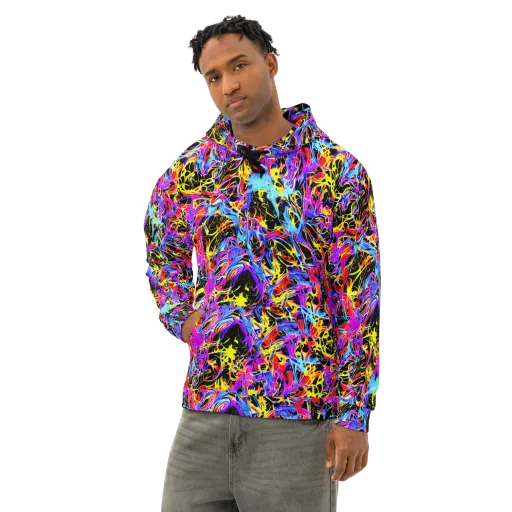 Spectrum Shockwave on a Cotton Hoodie