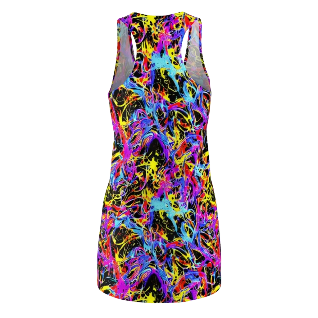 Spectrum Shockwave on Racerback Dress — Back