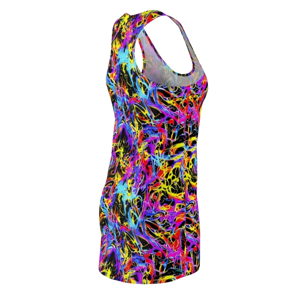 Spectrum Shockwave on Racerback Dress — Back Side