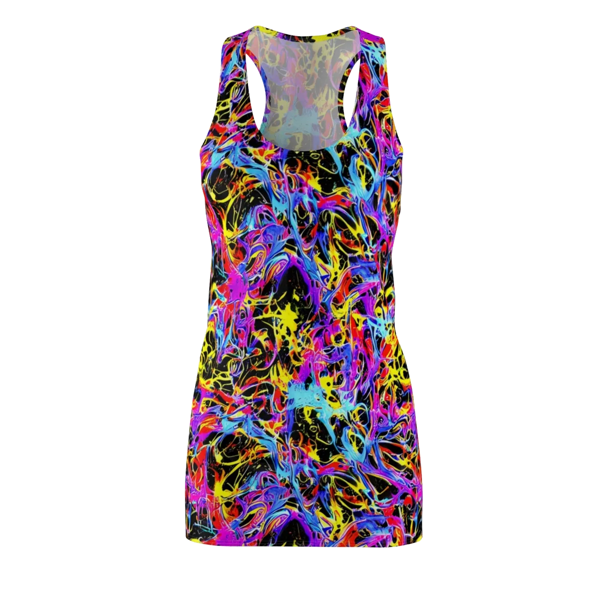 Spectrum Shockwave on Racerback Dress — Front