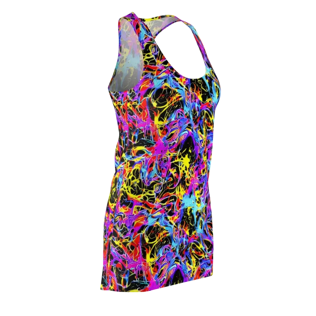 Spectrum Shockwave on Racerback Dress — Front Side