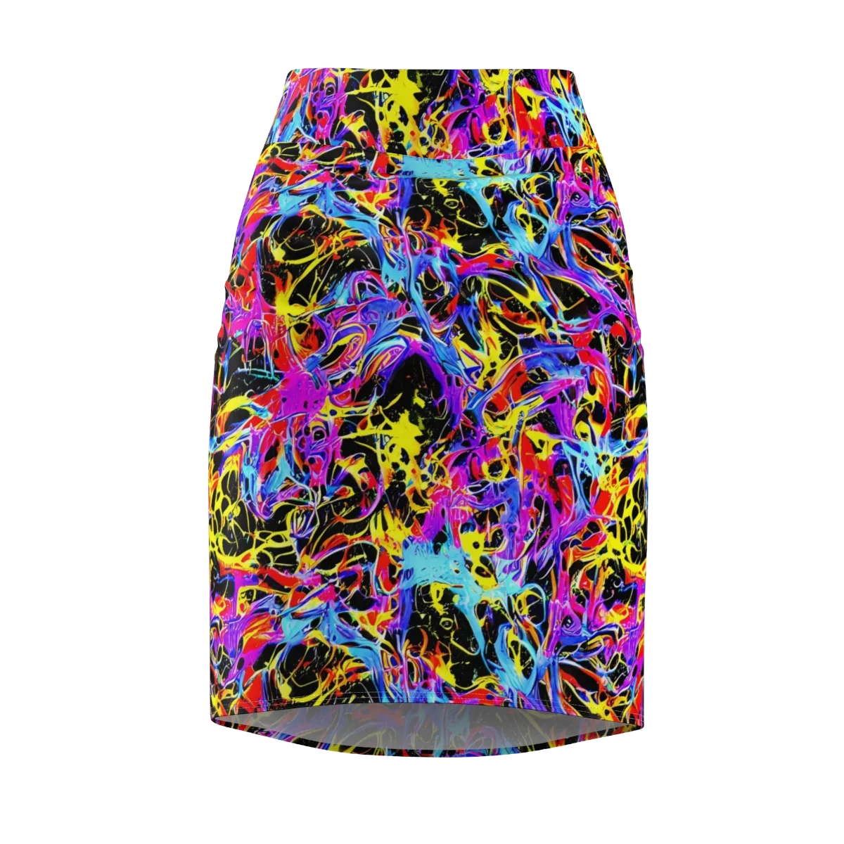Spectrum Shockwave on Pencil Skirt — Front