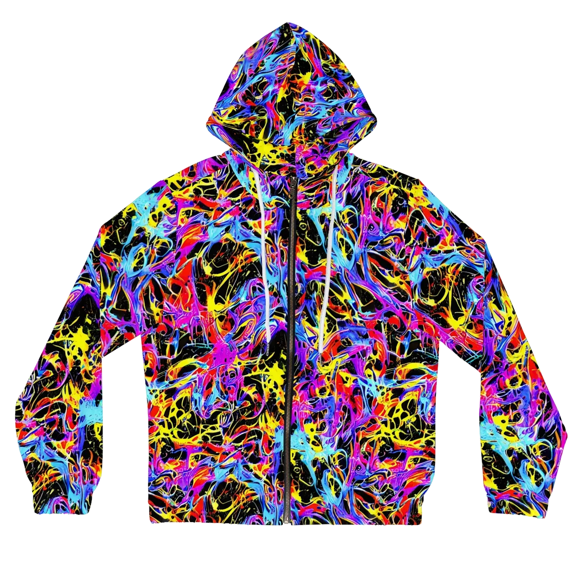 Spectrum Shockwave on Women's Full-Zip Hoodie — Front