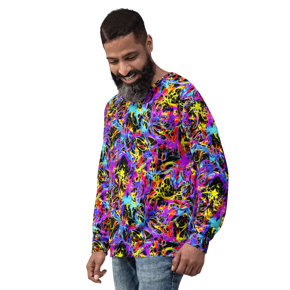 Spectrum Shockwave on Sweatshirt — Left Front
