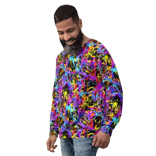 Spectrum Shockwave on a Sweatshirt