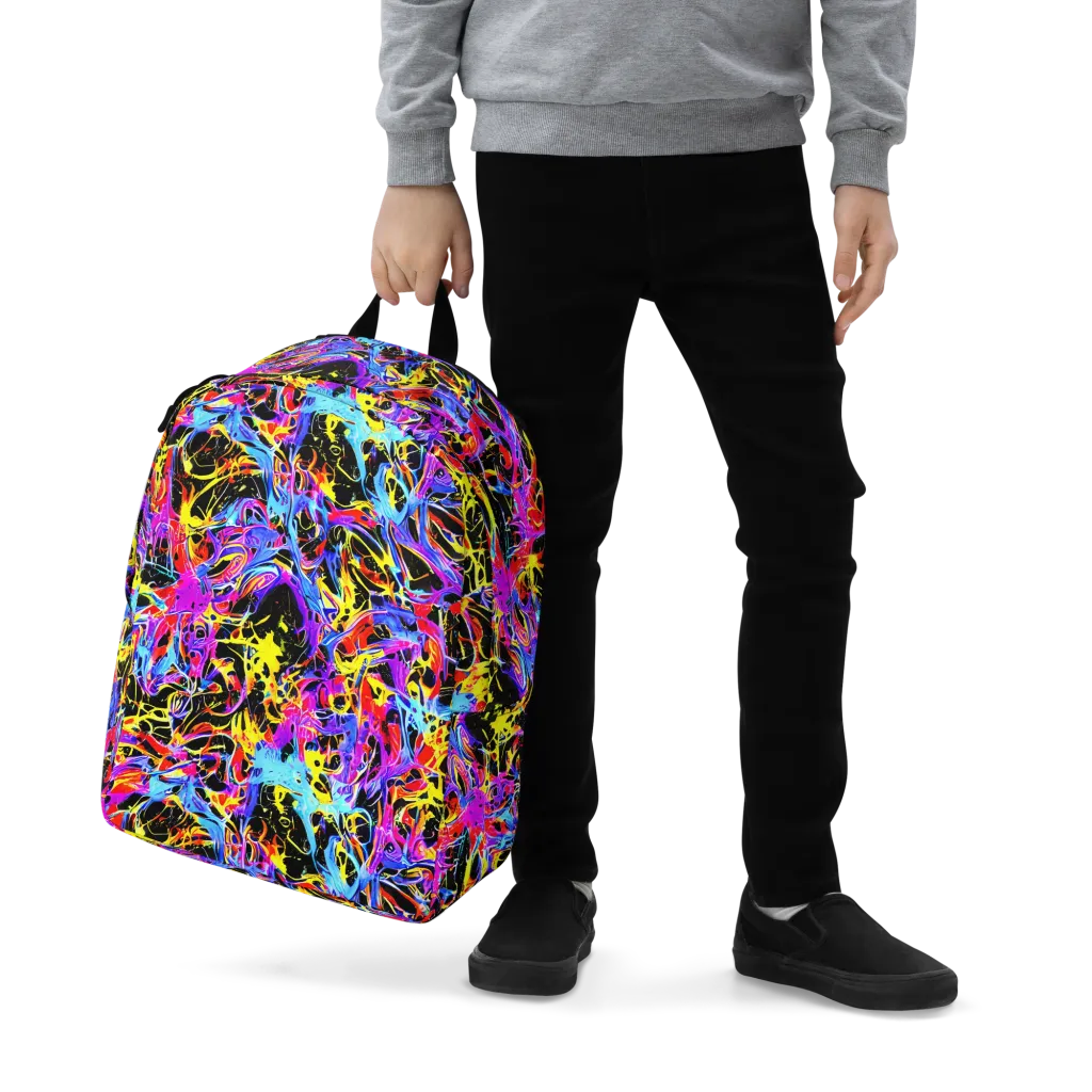 Spectrum Shockwave on Minimalist Backpack — Zoomed-in