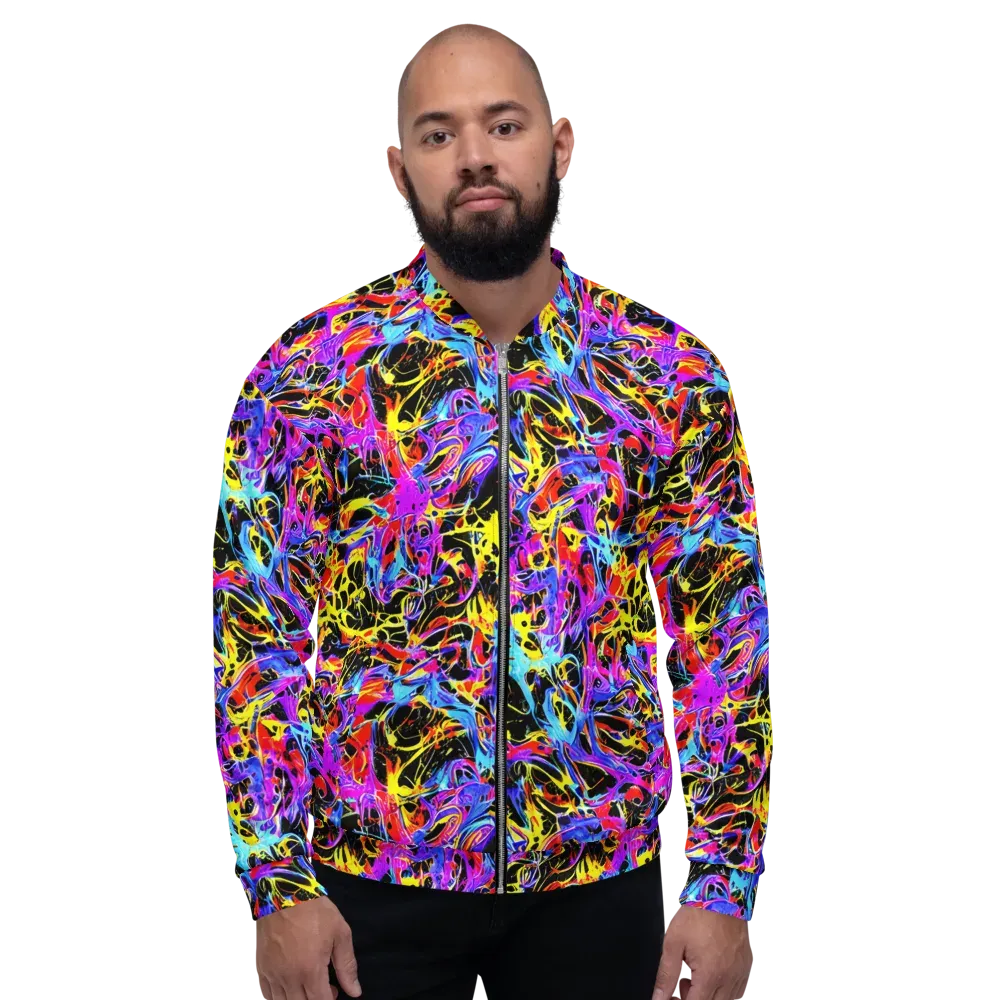 Spectrum Shockwave on Bomber Jacket — Front