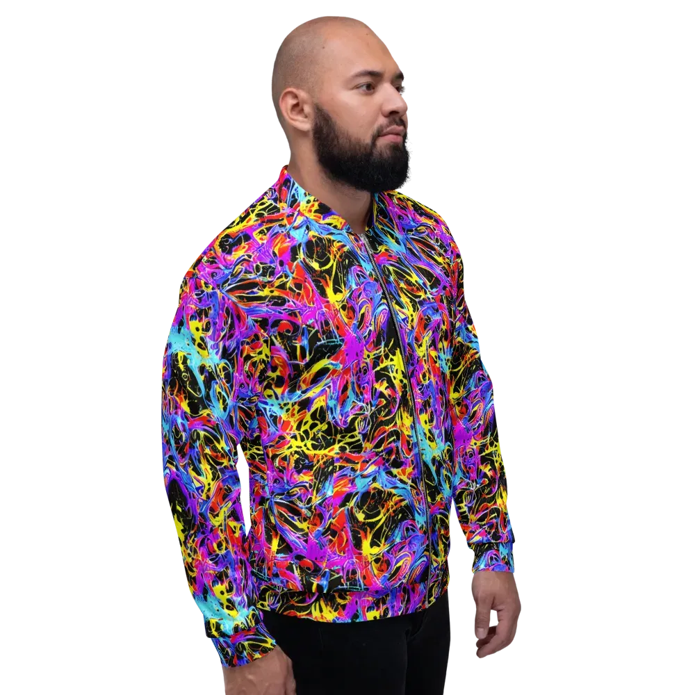 Spectrum Shockwave on Bomber Jacket — Right
