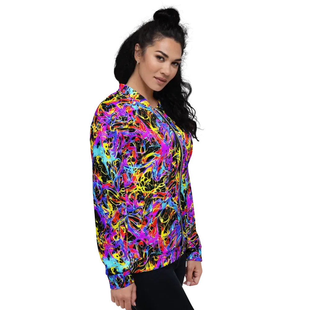 Spectrum Shockwave on Bomber Jacket — Right
