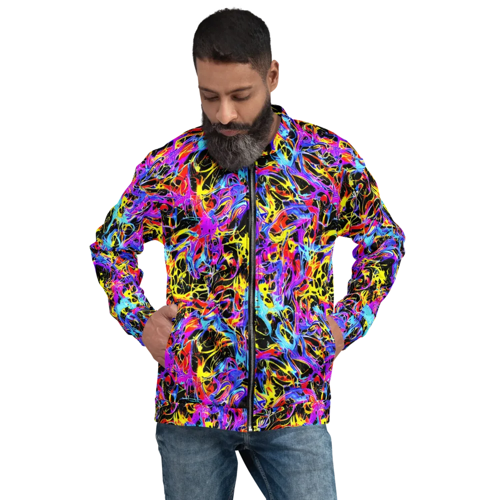 Spectrum Shockwave on Bomber Jacket — Front