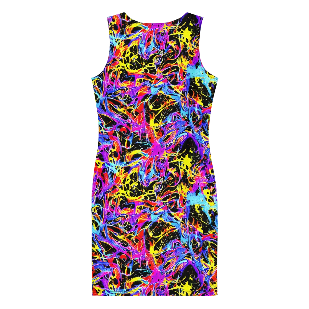 Spectrum Shockwave on Bodycon Dress — Back