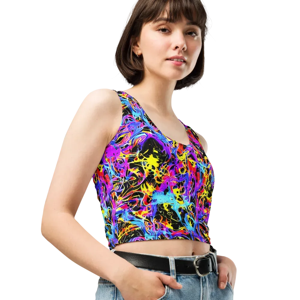 Spectrum Shockwave on Crop Top — Right Front