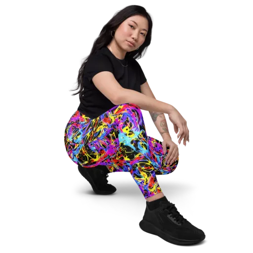 Spectrum Shockwave on a Leggings with Pockets