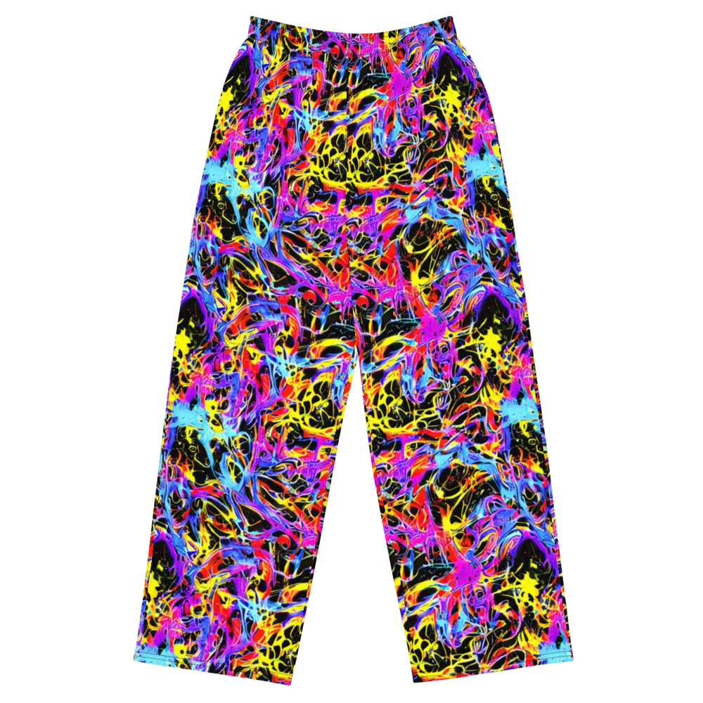 Spectrum Shockwave on Wide-Leg Pants — Front
