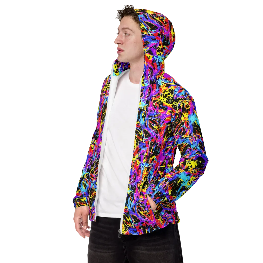 Spectrum Shockwave on Men's Windbreaker — Left Front