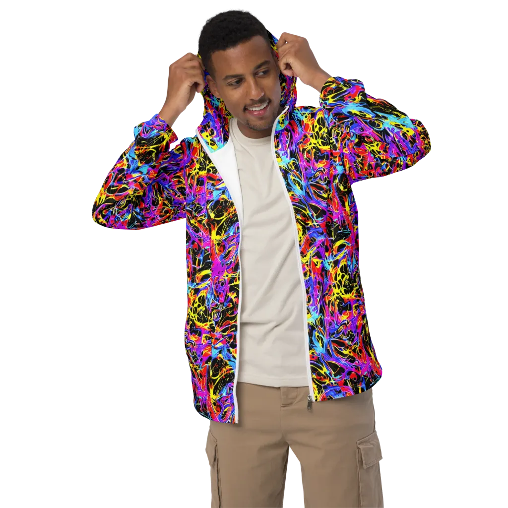 Spectrum Shockwave on Men's Windbreaker — Front