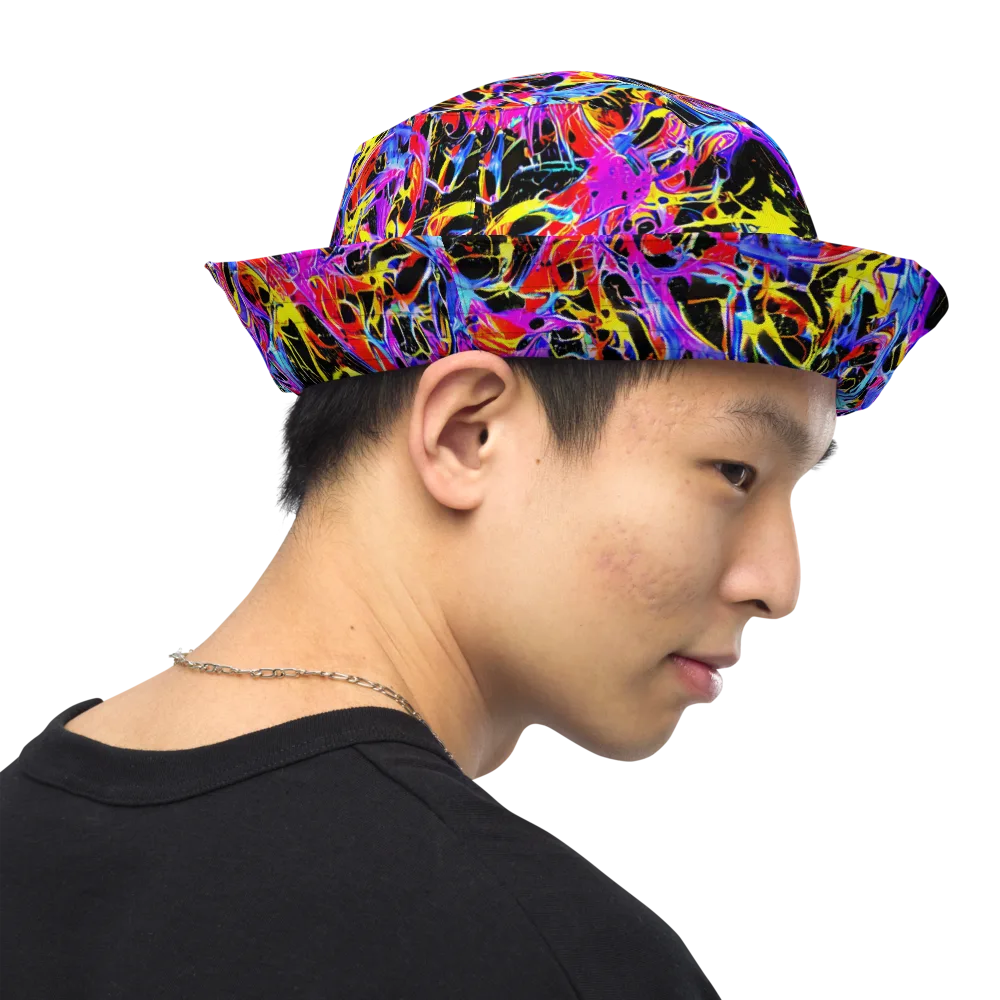 Spectrum Shockwave on Reversible Bucket Hat — Right Outside