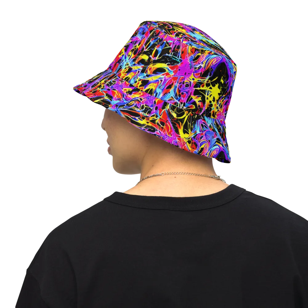 Spectrum Shockwave on Reversible Bucket Hat — Back Inside