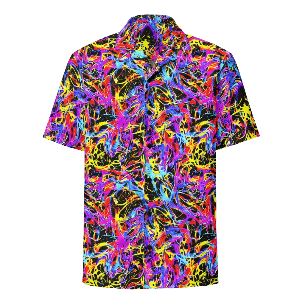 Spectrum Shockwave on Button Shirt — Front