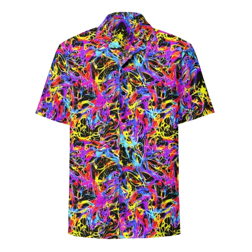 Spectrum Shockwave on a Button Shirt