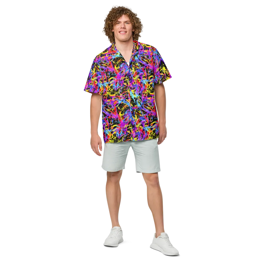 Spectrum Shockwave on Button Shirt — Front