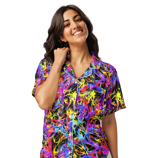Spectrum Shockwave on a Women's Short Sleeve Pajama Top