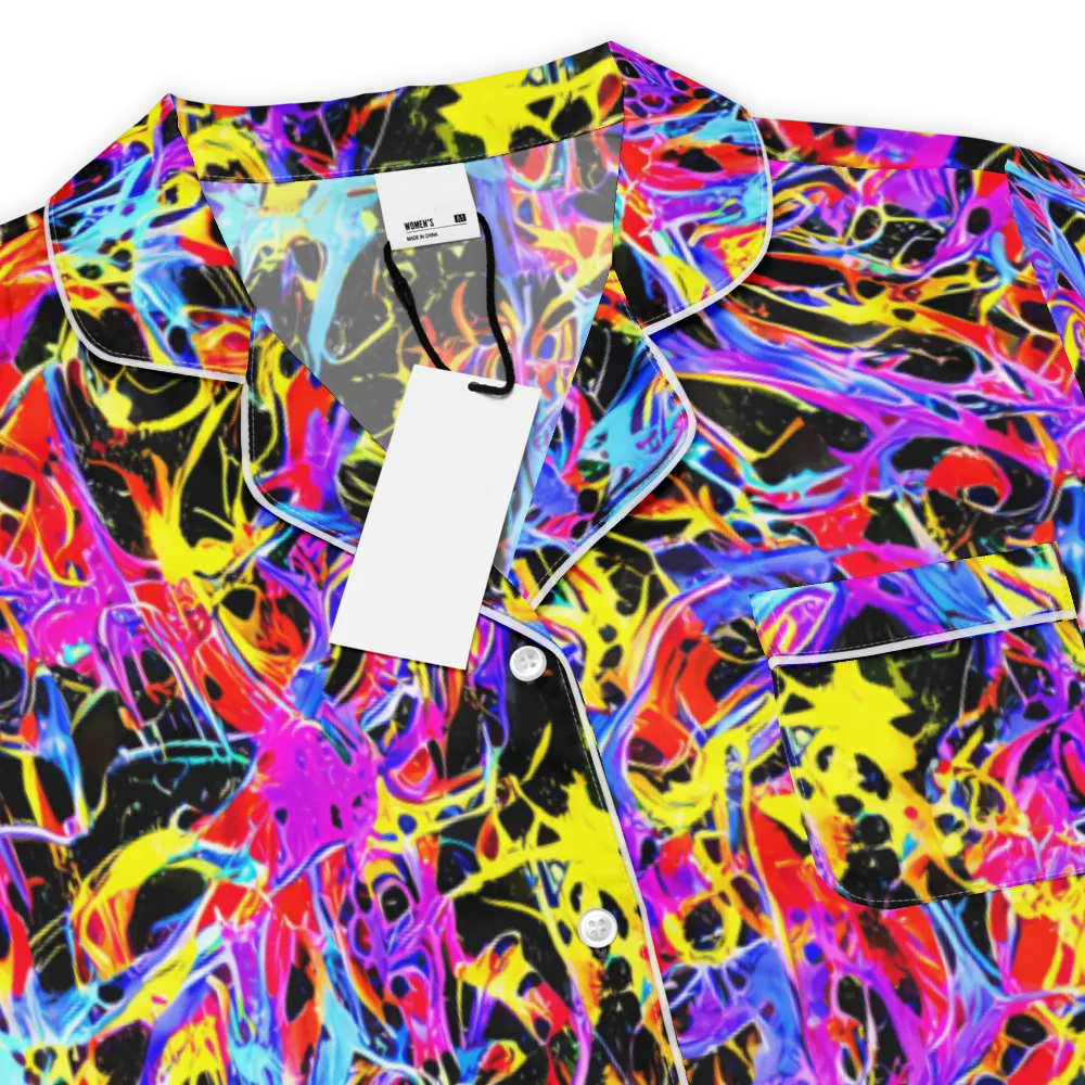 Spectrum Shockwave on Women's Short Sleeve Pajama Top — Product details