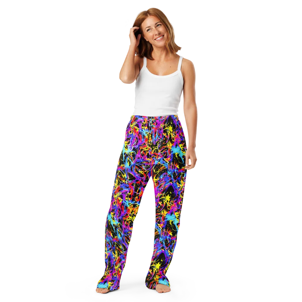 Spectrum Shockwave on Women's Pajama Pants — Front