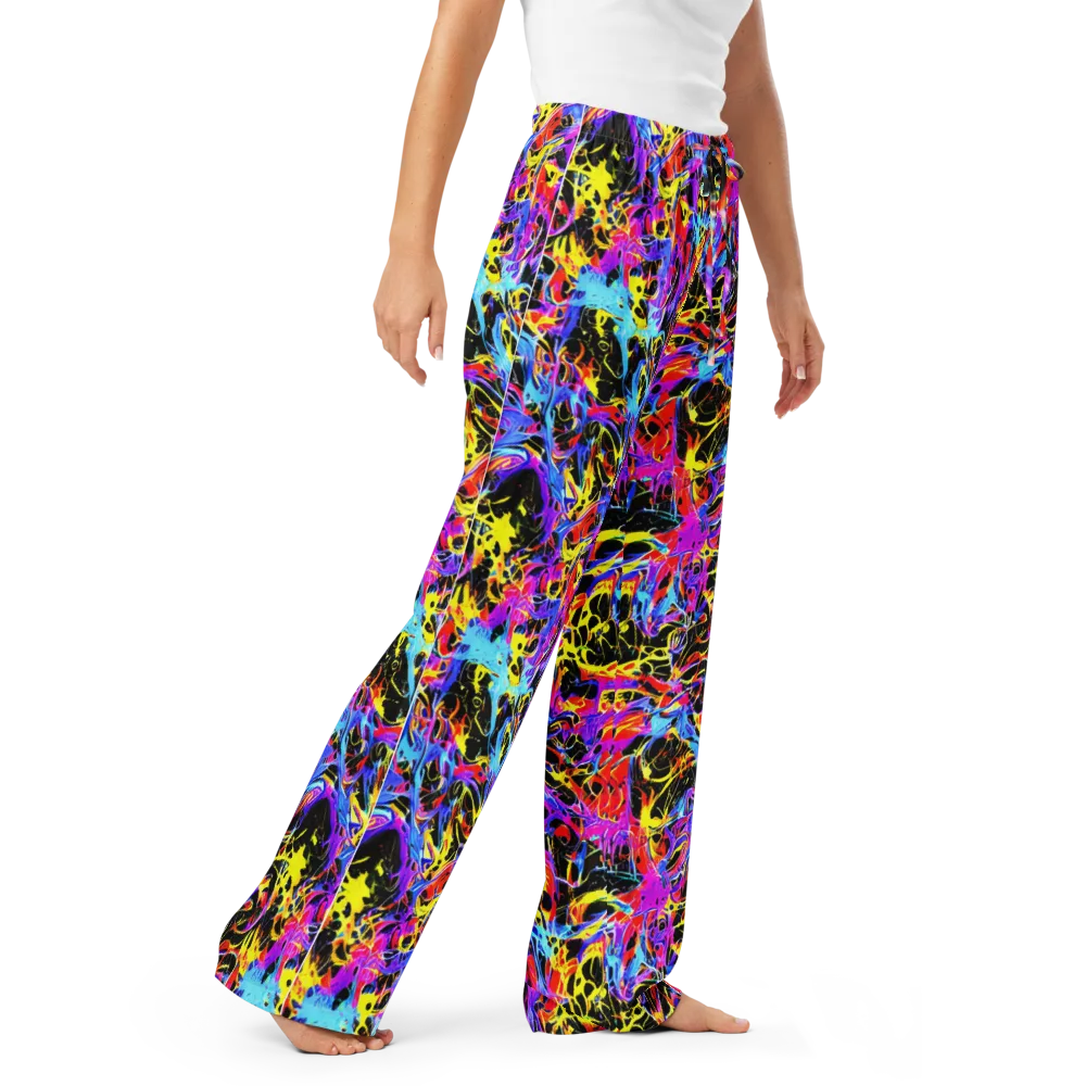 Spectrum Shockwave on Women's Pajama Pants — Right Front