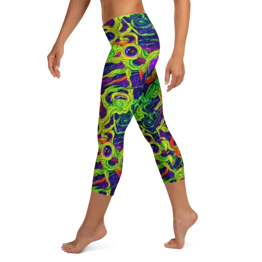 Infinite Arcade on a Capri Leggings