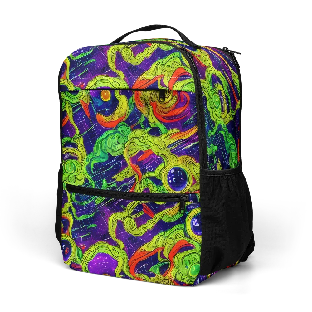 Infinite Arcade on Utility Backpack — Left Front