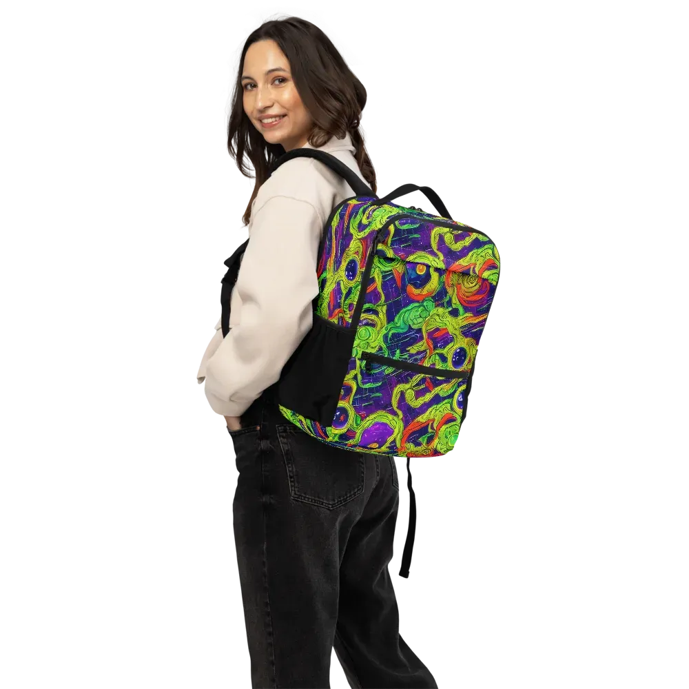 Infinite Arcade on Utility Backpack — Back