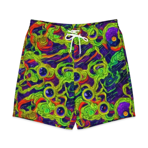 Infinite Arcade on a Men's Board Shorts