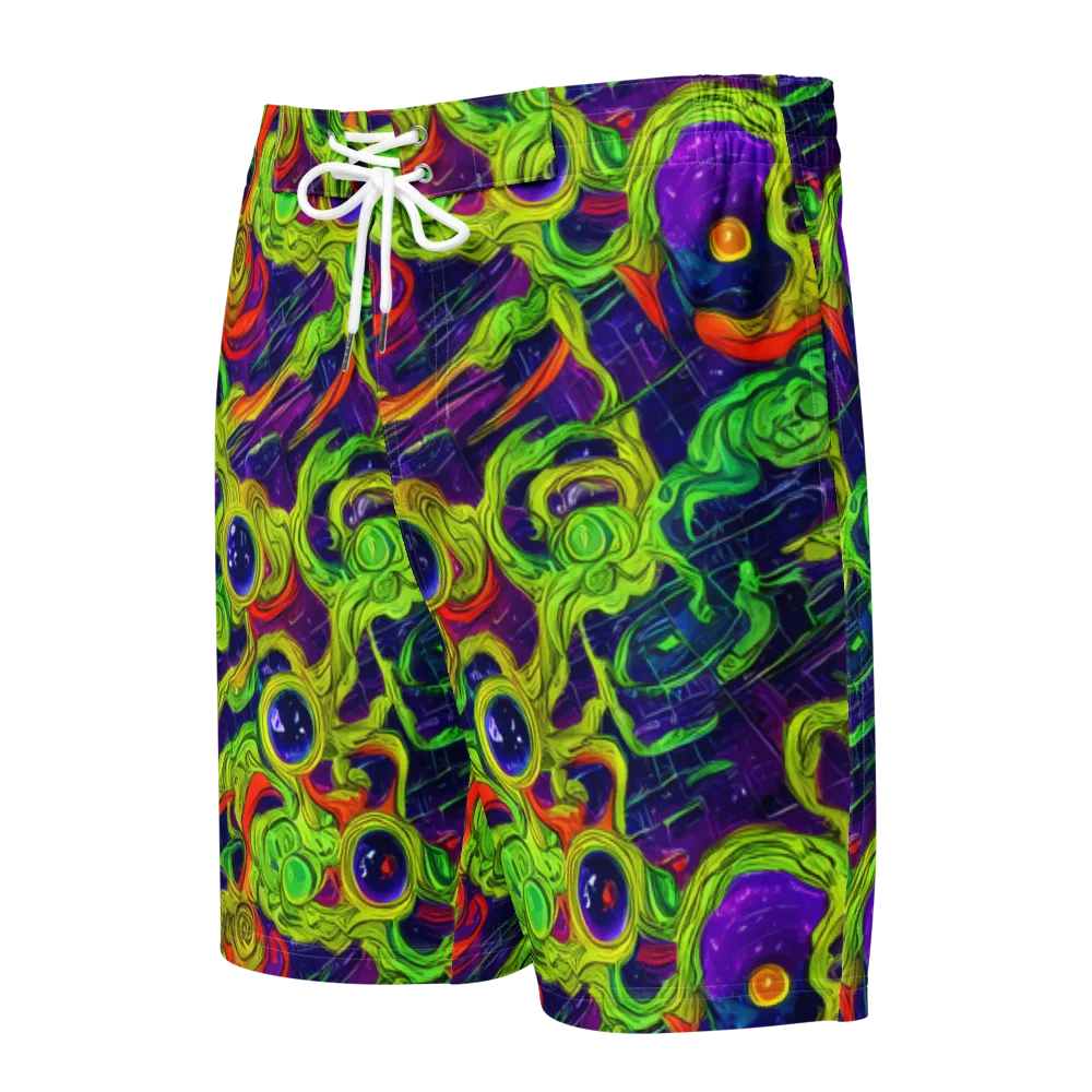 Infinite Arcade on Men's Board Shorts — Front